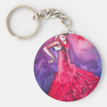 FLAMENCO DANCER keychains