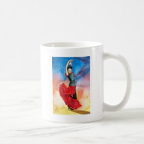 FLAMENCO DANCER watercolour mugs