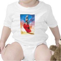 FLAMENCO DANCER watercolour t-shirts