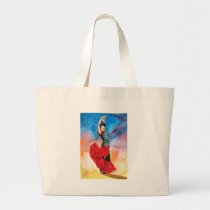 FLAMENCO DANCER watercolour bags