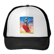 FLAMENCO DANCER watercolour hats