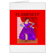 FLAMENCO music and dance Cards