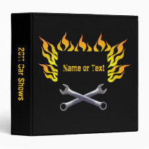 Flames and Tools Vinyl Binders