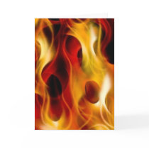 Flames Greeting Card