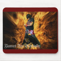 Flames Eternally Mouse Mat