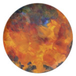 Flames Fire Designer Dramatic Flames Design Plate