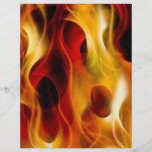Flames Full Color Flyer