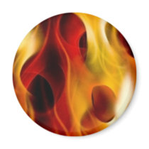 Flames Refrigerator Magnets