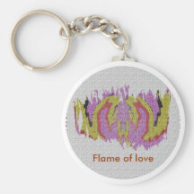 Flames of Love Key Chain