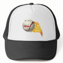 Flaming Baseball Hat