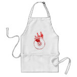 Flaming CD - Music Audio DJ Disc Jockey Apron