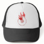 Flaming CD - Music Audio DJ Disc Jockey Hat