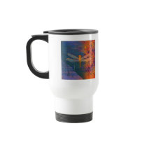 Flaming Dragonfly Coffee Mugs