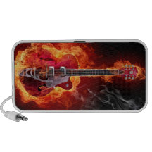 Flaming Guitar Speaker