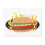 Flaming Hamburger Post Cards