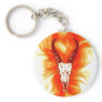 'Flaming Horned Bull Skull' Design