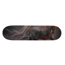 Flaming Horse Skate Board Deck