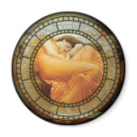 Flaming June Motif Fridge Magnet