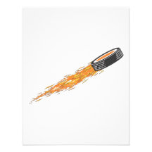 Flaming Puck Custom Announcement