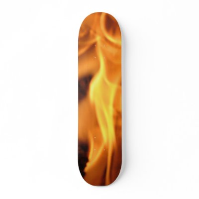 Flaming Skateboard by PattiJAdkins