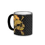 Flaming Skull Coffee Mug