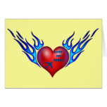 Flaming Thoughts Greeting Card