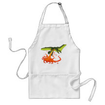 Flaming-throwing Pterodactyl Dinosaur - Sean Moore Apron