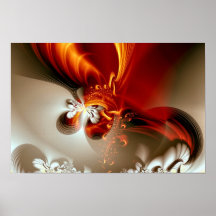 Flaming Tiretread Booties Posters