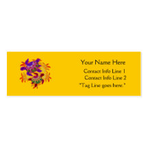 Flaming Turtles Profile Card Business Card Templates