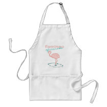 Flamingo Aficionado Aprons