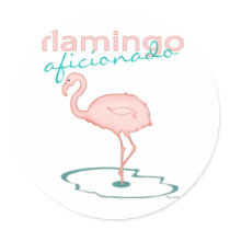 Flamingo Aficionado Stickers