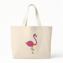 flamingo tote bags