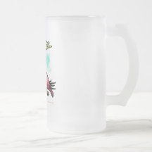 Flamingo Christmas Reindeer Coffee Mug