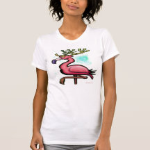 Flamingo Christmas Tee