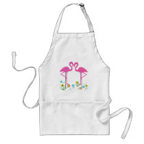 Flamingo Garden Apron