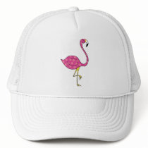 flamingo trucker hat