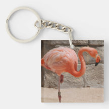 Flamingo Keychain Acrylic Key Chains