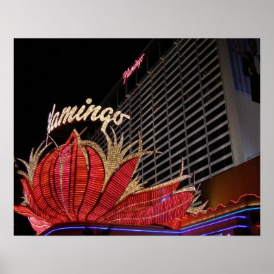 Flamingo Las Vegas Poster by urbanphotos
