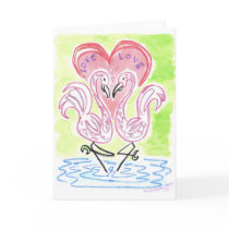 Flamingo Love