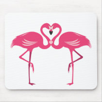 Flamingo Love Mouse Mat