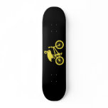 Flamingo on Bicycle Silhouette skateboards