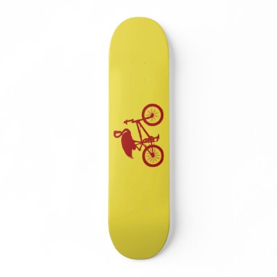 Flamingo on Bicycle Silhouette by silhouettecity