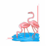 Flamingo Pair Cut Out