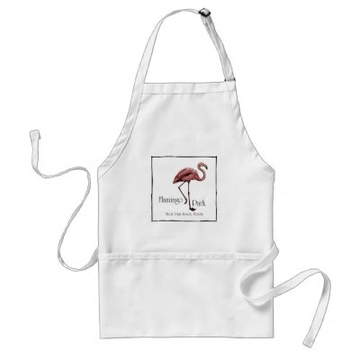 Flamingo Park apron by FlamingoPark