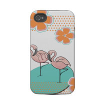 Flamingo Poolside Iphone 4 Tough Cover