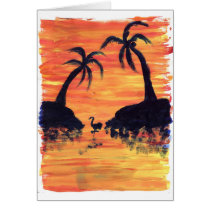 Flamingo Sunset
