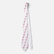 flamingo neck tie