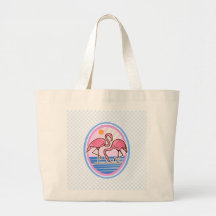 Flamingo Twins Bags