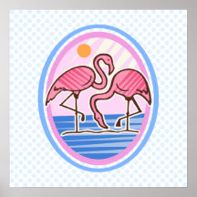 Flamingo Twins Posters