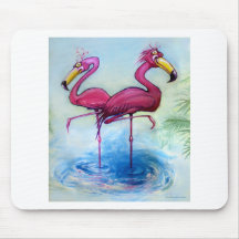 Flamingos Mousepad